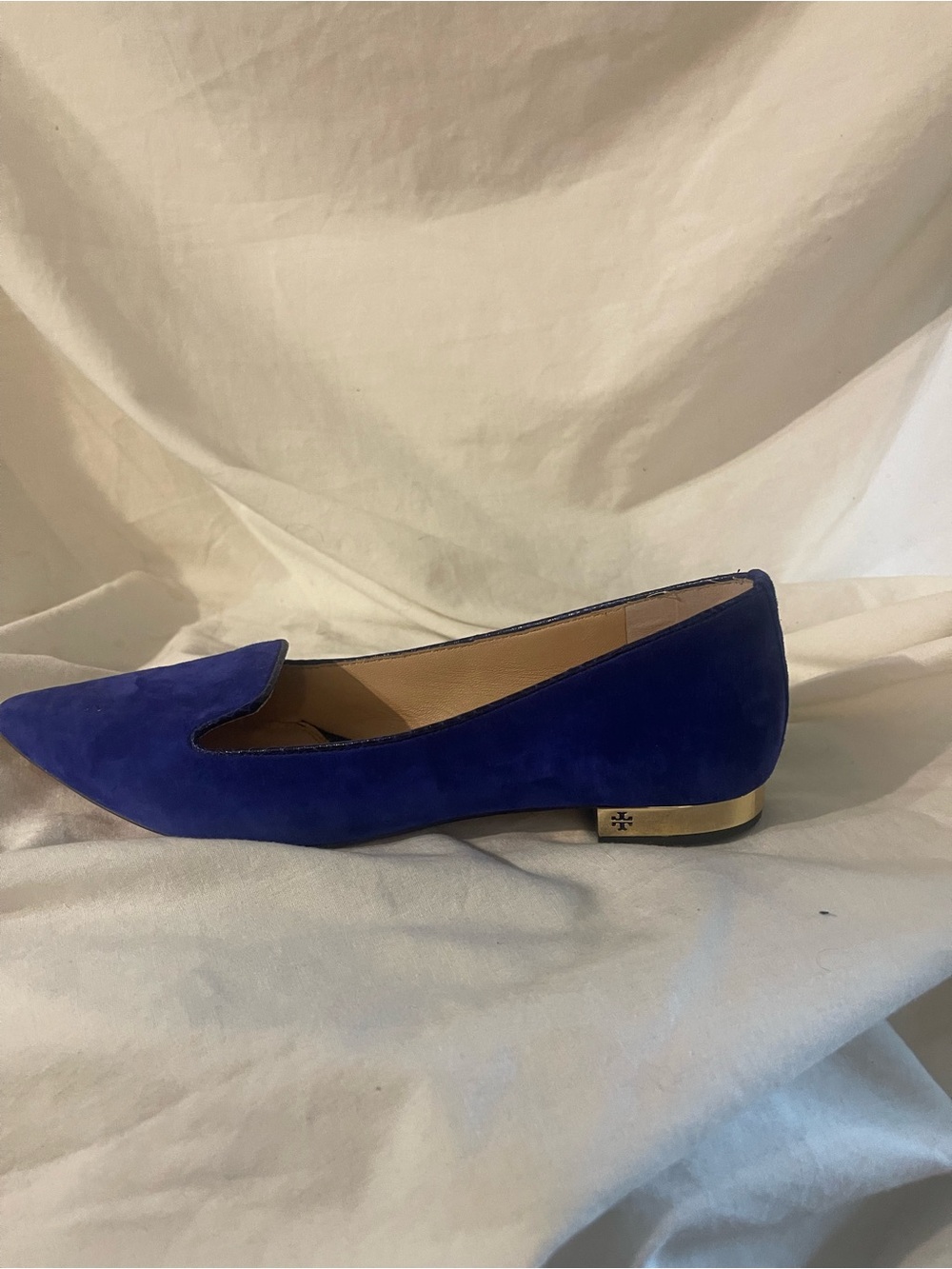 Tory Burch Suede Pointy Flats